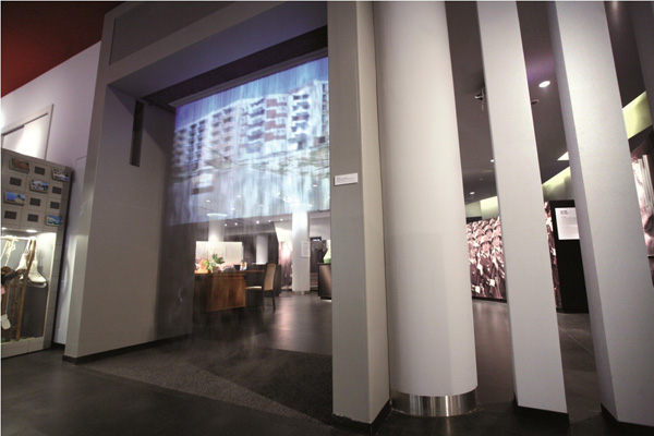 Паровой экран в музее ГДР в Берлине
